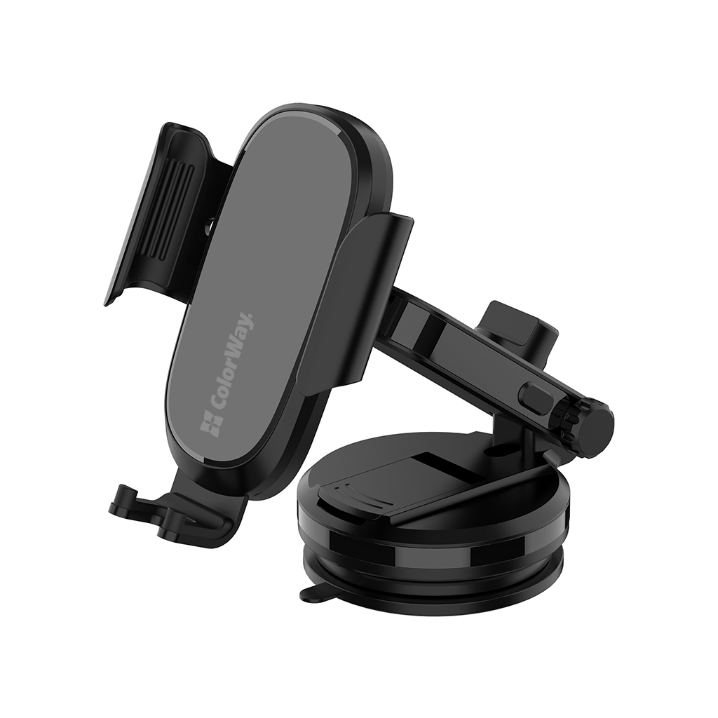 Зарядний пристрій ColorWay Dashboard Car Wireless Charger 15W Black (CW-CHAW037Q-BK)