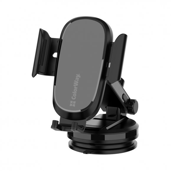 Зарядний пристрій ColorWay Dashboard Car Wireless Charger 15W Black (CW-CHAW037Q-BK)