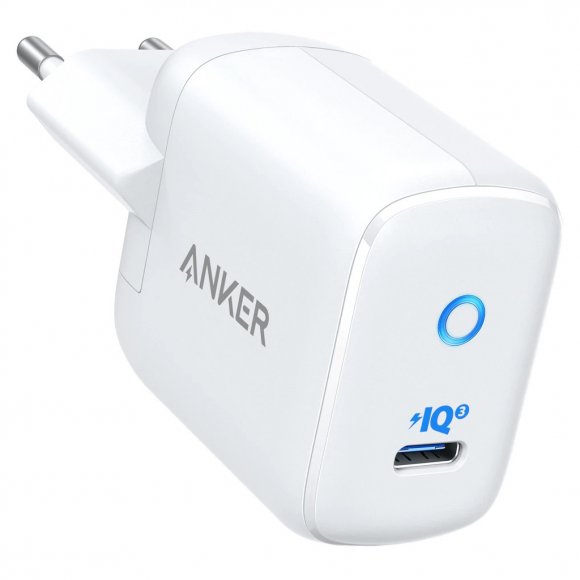 Зарядний пристрій Anker PowerPort III Mini 1 - 30W PowerIQ3.0 (White) (A2615L21)