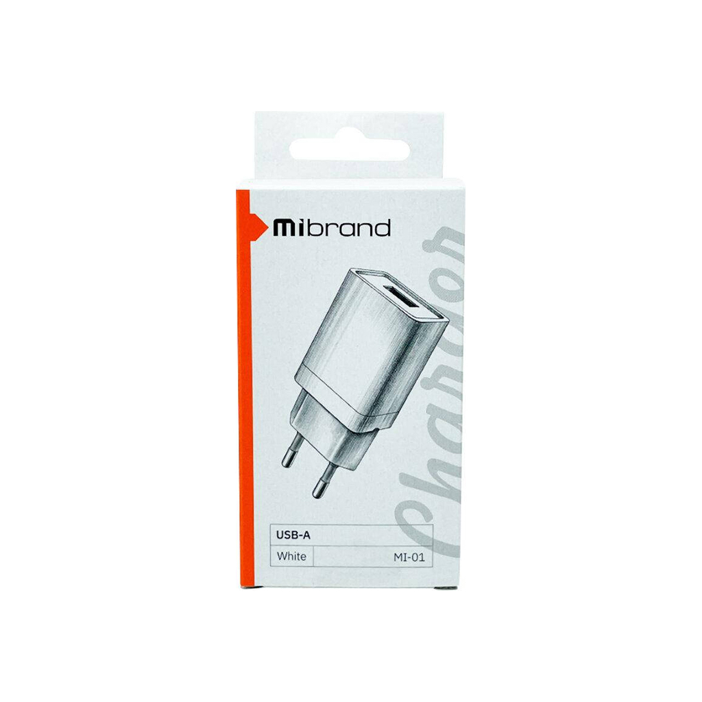 Зарядний пристрій Mibrand MI-01 White (MIWC/1UW)