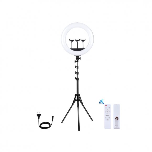 Набір блогера Puluz Ring LED lamp PKT3102EU 18" + tripod 1.8 м (PKT3102EU)