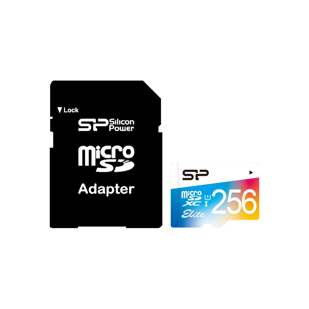 Карта пам'яті Silicon Power 256Gb microSDXC class 10 UHS-I U1 (SP256GBSTXBU1V10SP)