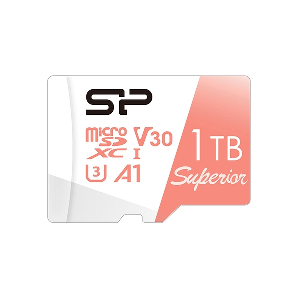 Карта пам'яті Silicon Power 1 TB microSDXC U3 A1 V30 4K UHD Superior 100R/80W + adapter (SP001TBSTXDV3V20SP)