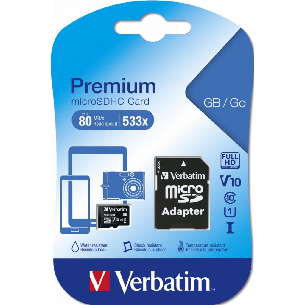 Карта пам'яті Verbatim 32GB microSDHC class 10 (MDAVR-9/G)