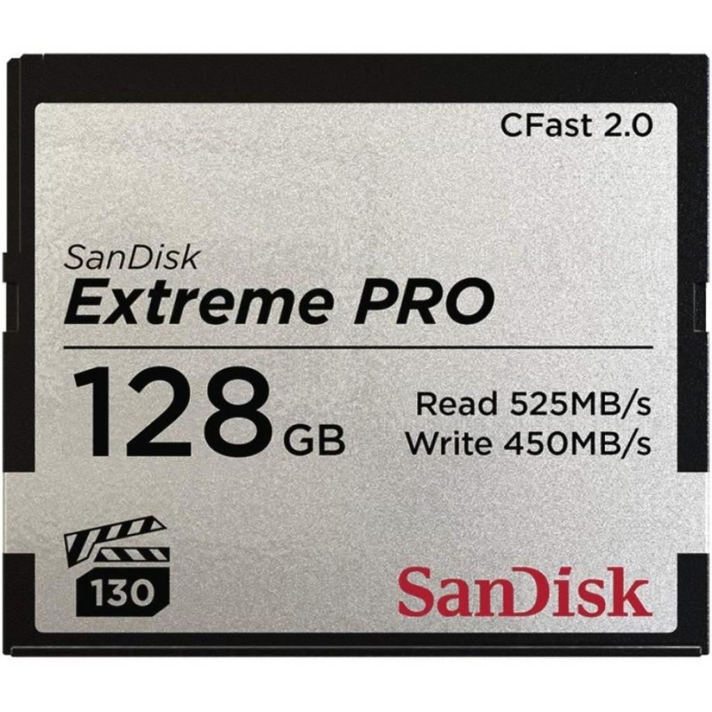 Карта пам'яті SanDisk 128GB Compact Flash eXtreme Pro (SDCFSP-128G-G46D)