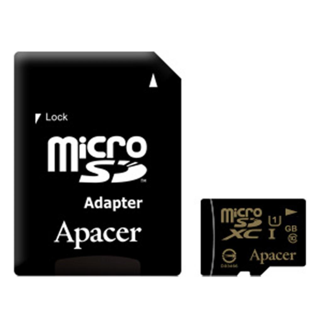 Карта пам'яті Apacer 128GB microSDXC UHS-I Class10 w/ 1 Adapter RP (AP128GMCSX10U1-R)