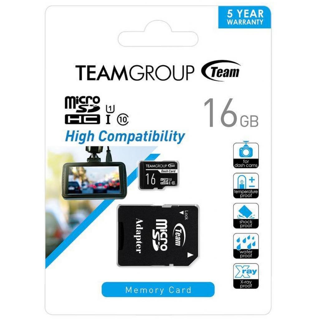 Карта пам'яті Team 16GB microSDHC class 10 UHS-I (TDUSDH16GUHS03)