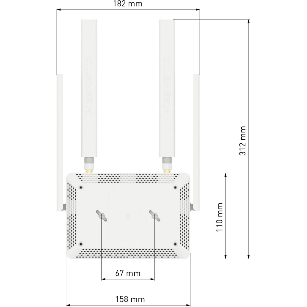 Маршрутизатор Keenetic RUNNER 4G (KN-2210-01EN)