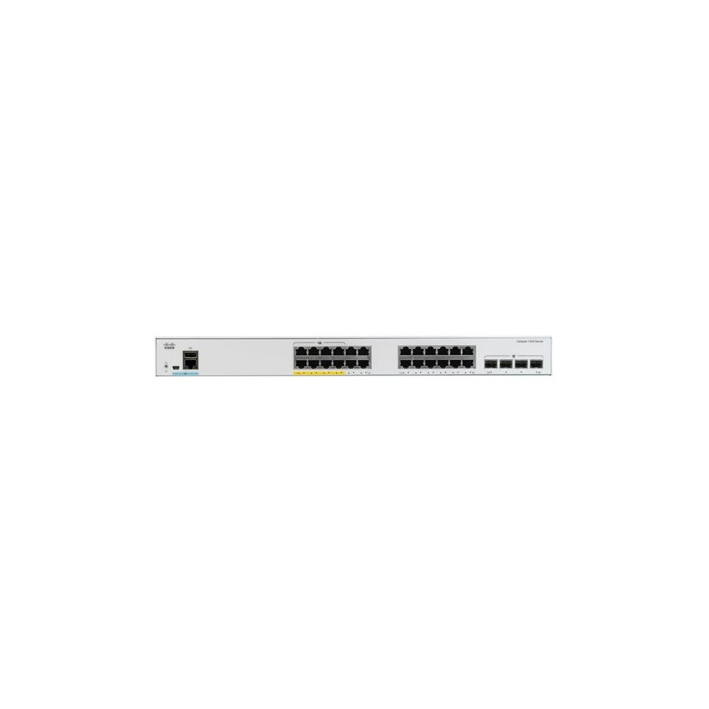 Комутатор мережевий Cisco C1000-24T-4X-L-RF