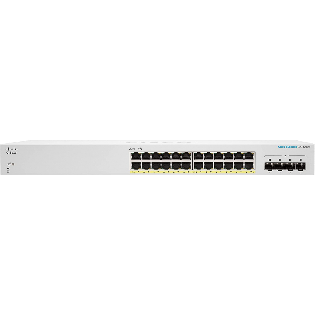 Комутатор мережевий Cisco CBS220-24T-4G-EU