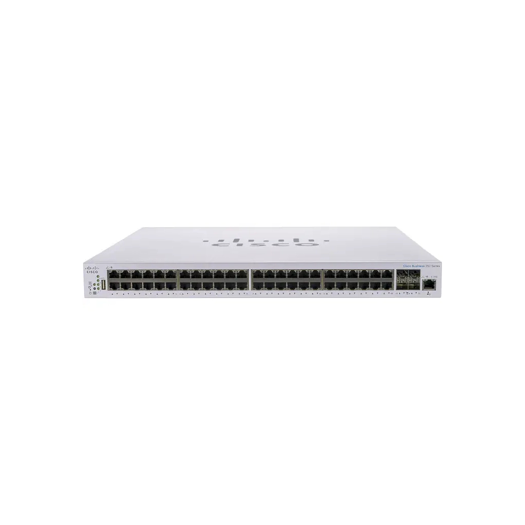 Комутатор мережевий Cisco CBS250-48P-4G-EU