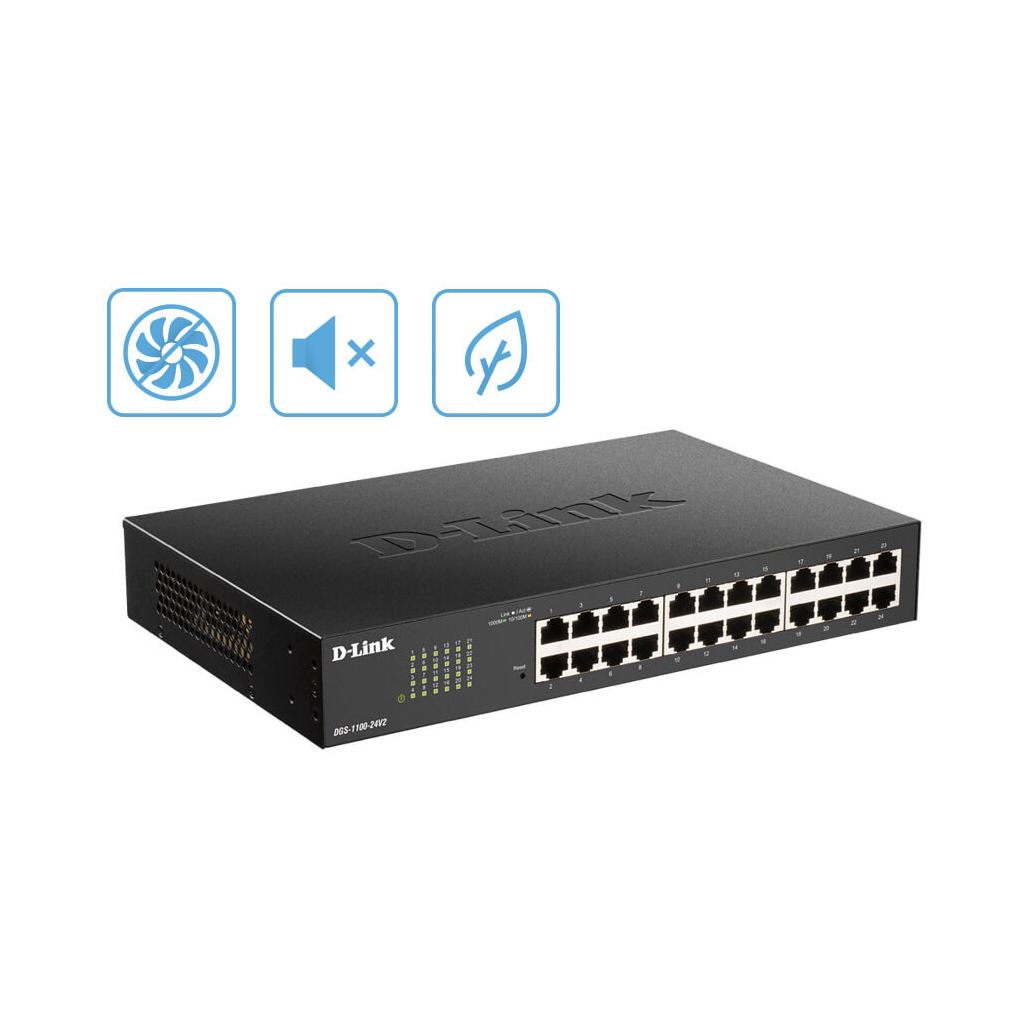 Комутатор мережевий D-Link DGS-1100-24V2/E