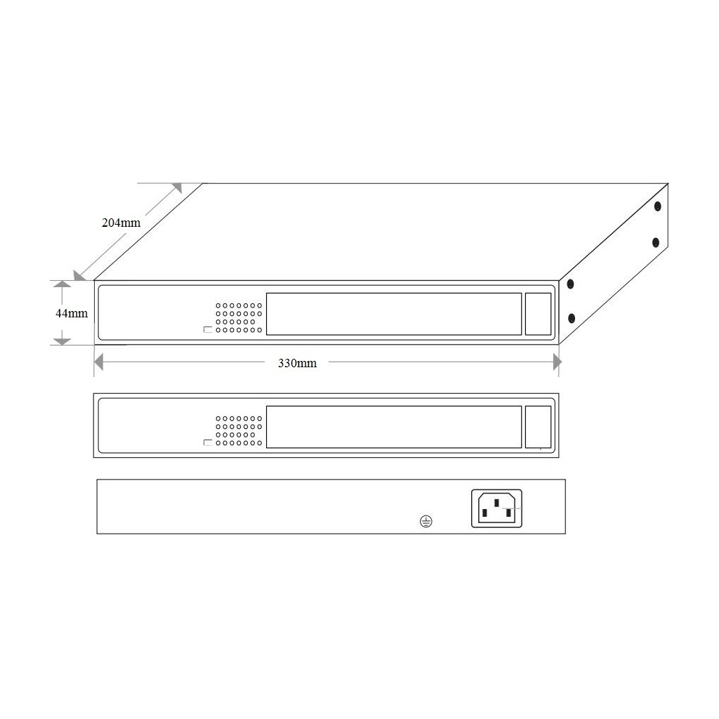 Комутатор мережевий Onv ONV-H1024PLS