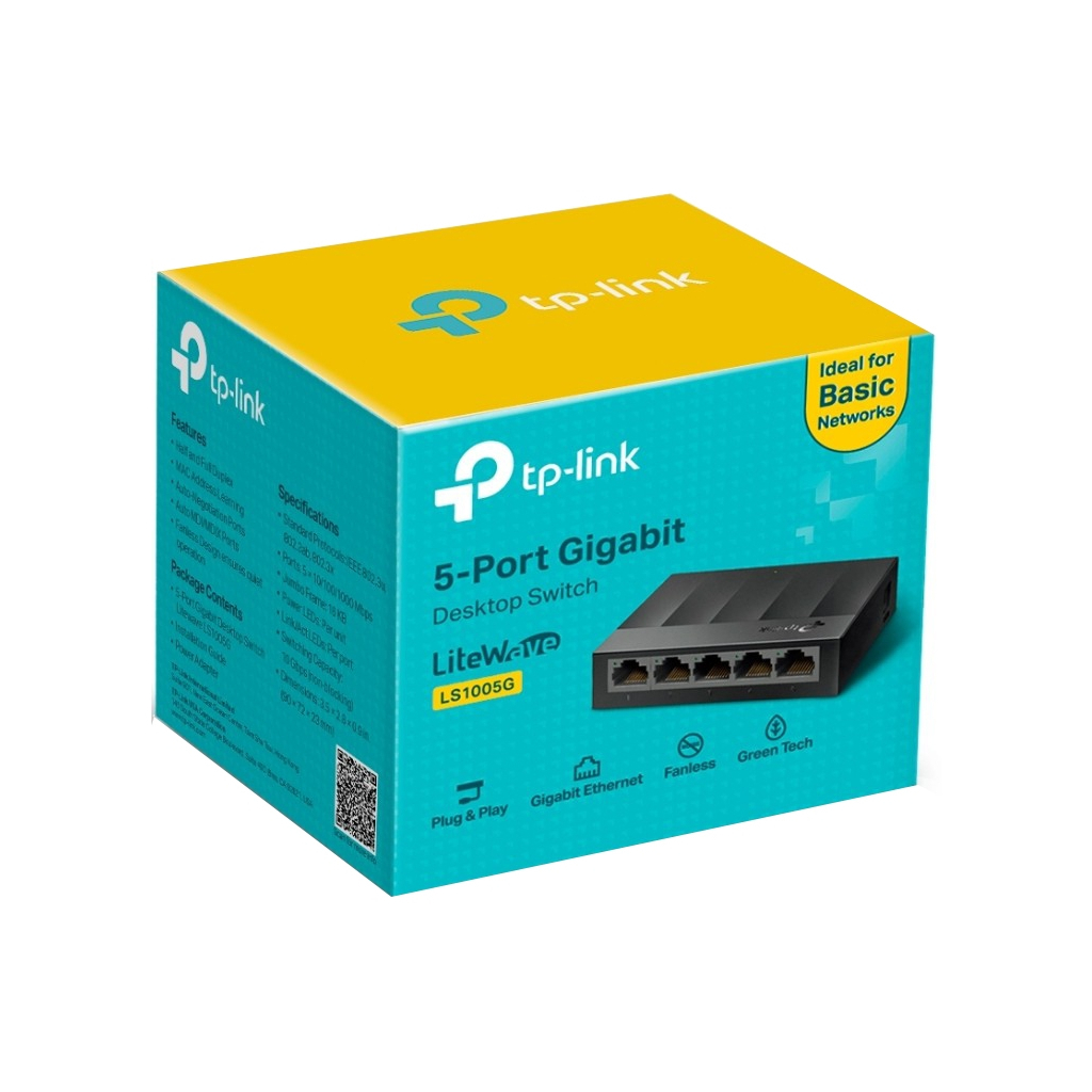 Комутатор мережевий TP-Link LS1005G