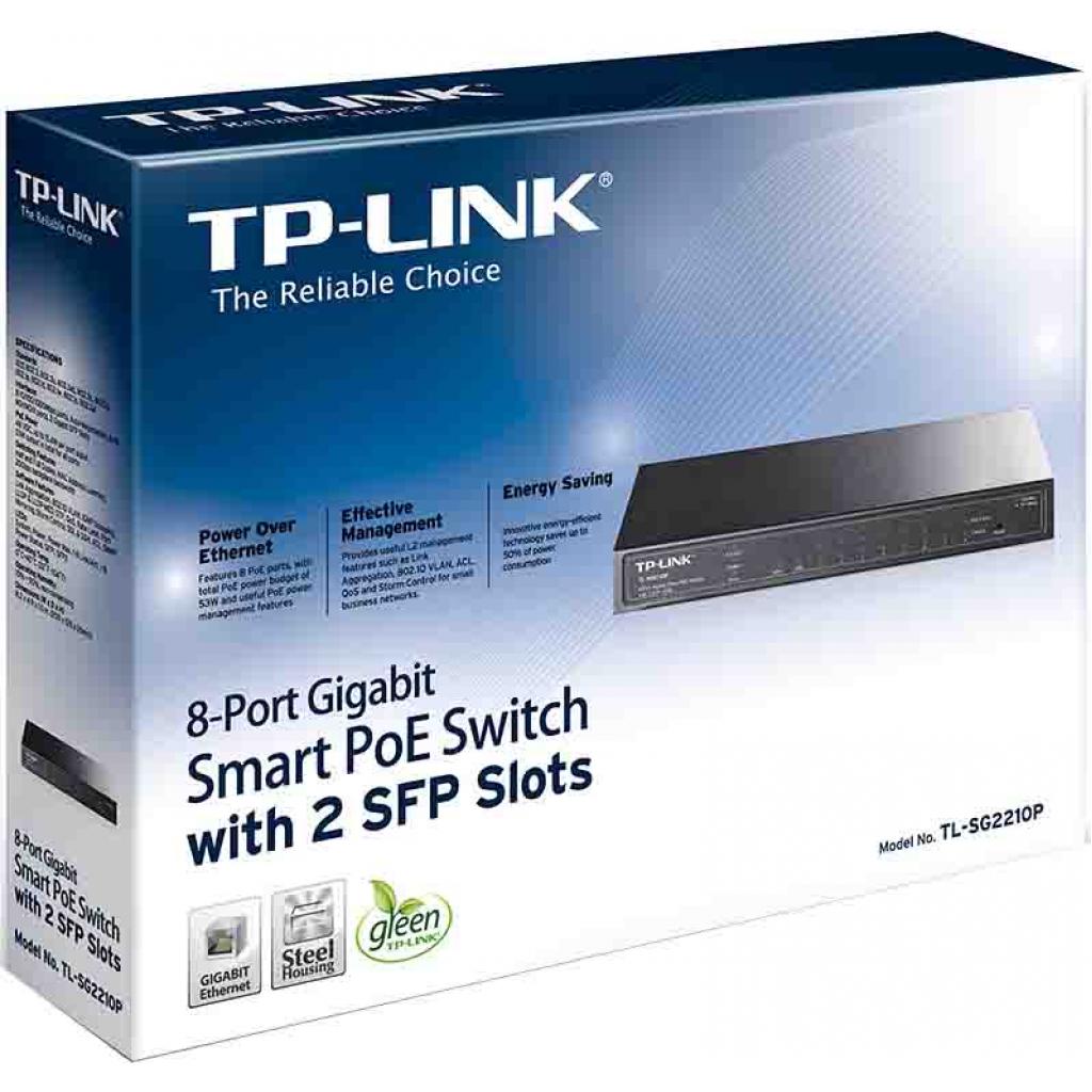 Комутатор мережевий TP-Link TL-SG2210P