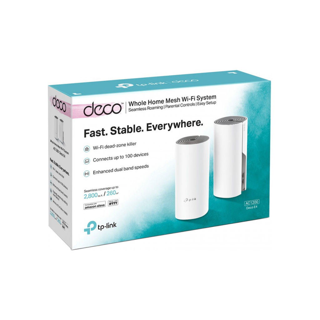 Точка доступу Wi-Fi TP-Link Deco-E4-2-Pack