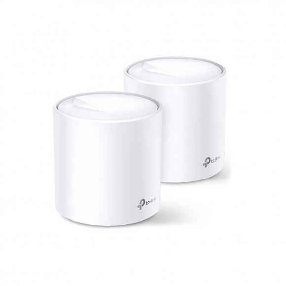 Точка доступу Wi-Fi TP-Link DECO X20 2PK AX1800 1xGE LAN 1xGE WAN MU-MIMO OFDMA MESH (DECO-X20-2-PACK)