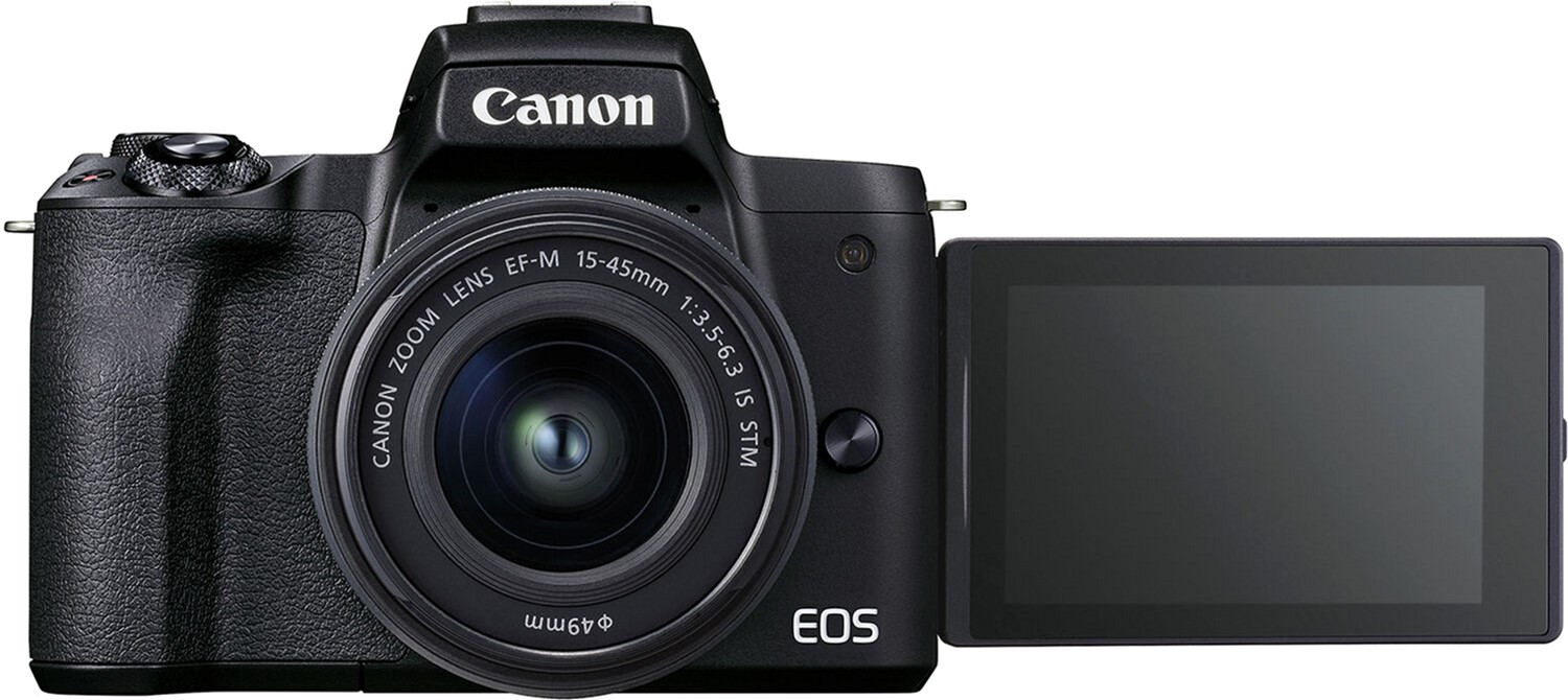 Цифрова камера Canon EOS M50 Mk2 + 15-45 IS STM Kit Black (4728C043)