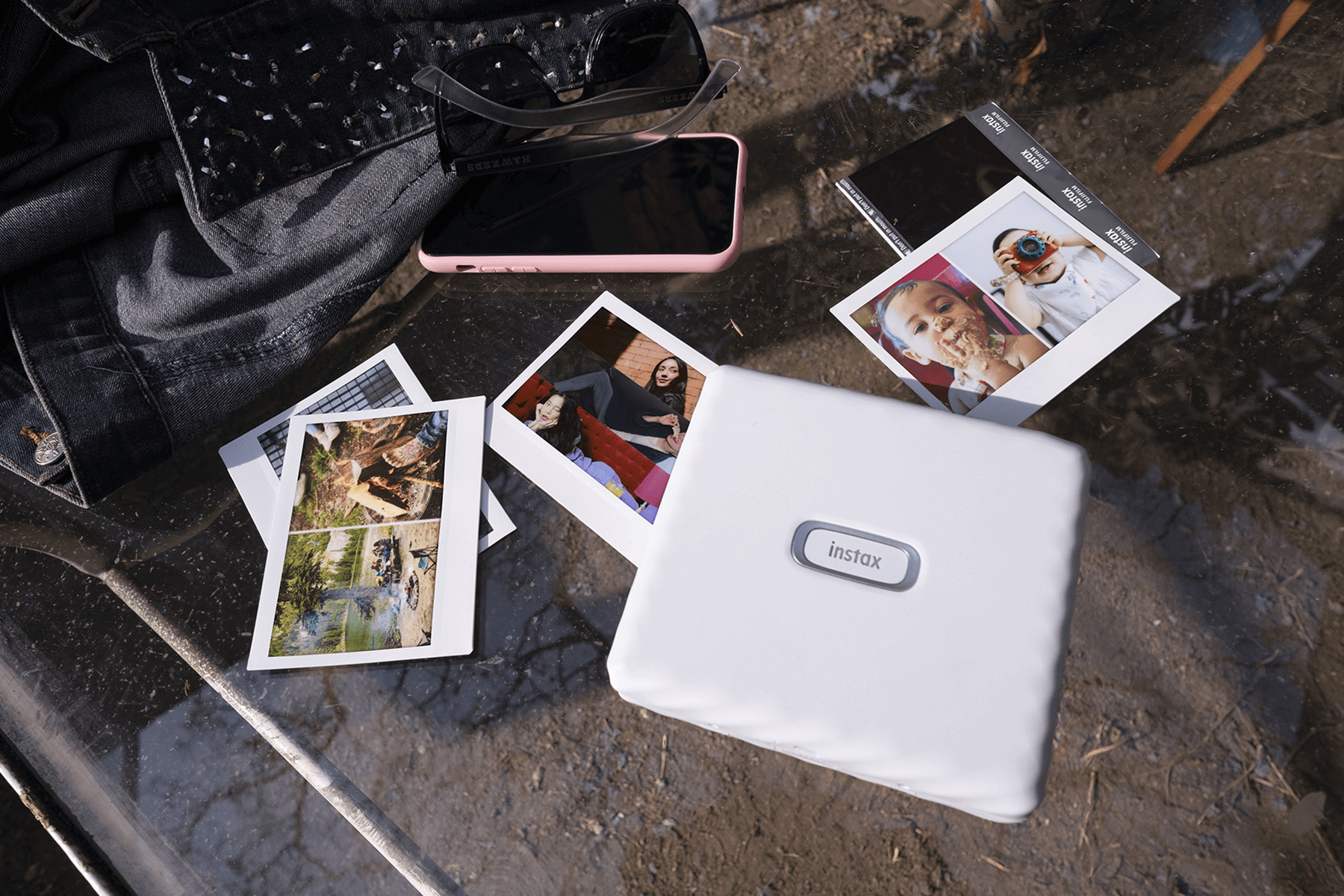 Мобільний фотопринтер Fujifilm Instax LINK WIDE A WHITE EX D
