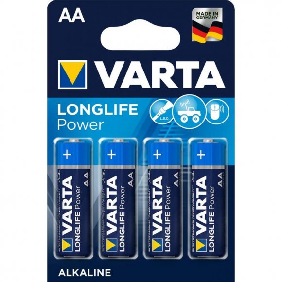 Батарейка Varta AA LONGLIFE Power LR6 * 4 (04906121414)