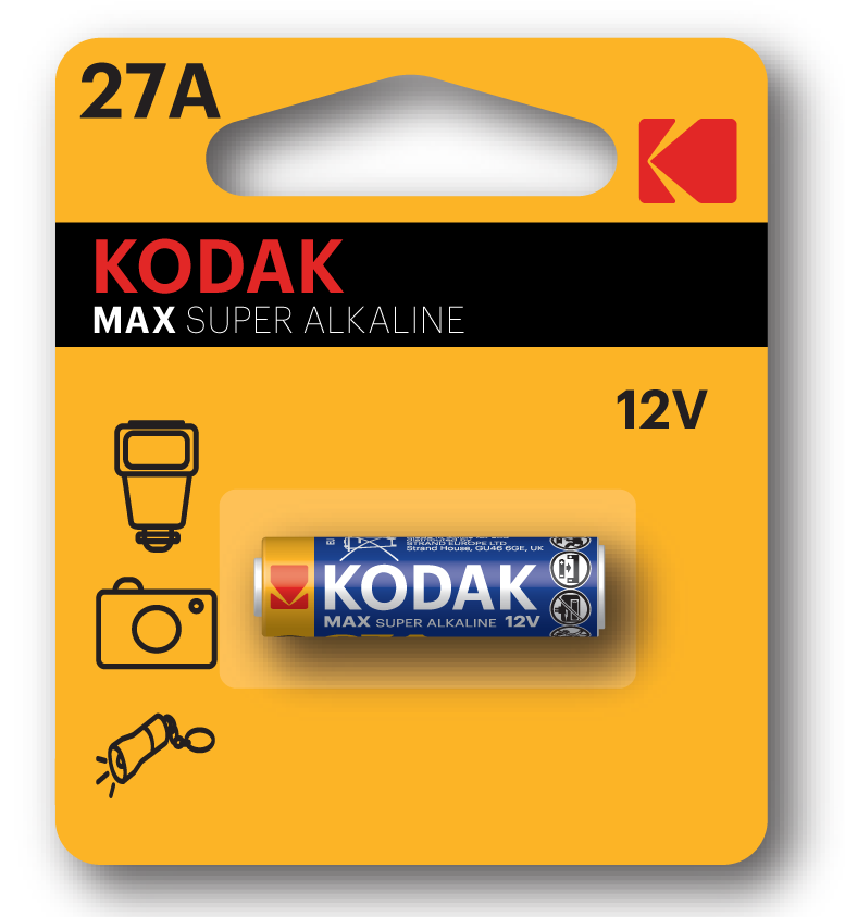 Батарейка Kodak MAX alk K 27 A (12V) 1 шт.