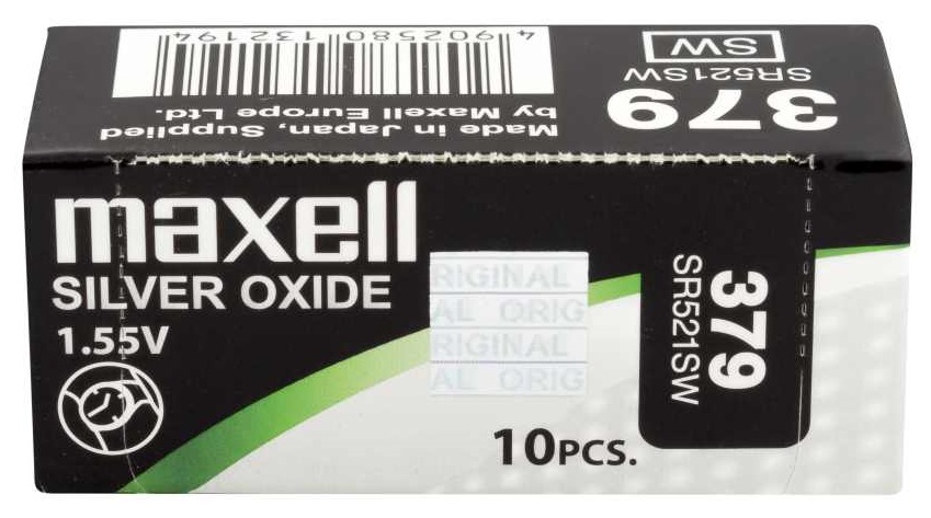 Батарейка Maxell SR521SW 1PC EU MF