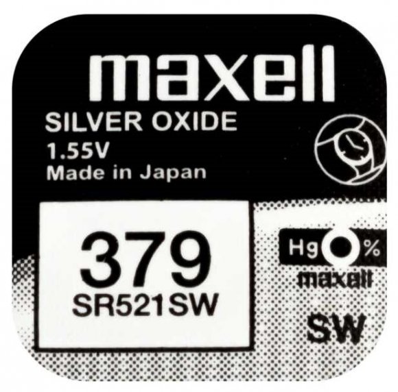 Батарейка Maxell SR521SW 1PC EU MF