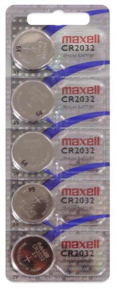 Батарейка Maxell CR2032 LI.MIC 1PK ON 5 CARD (J)