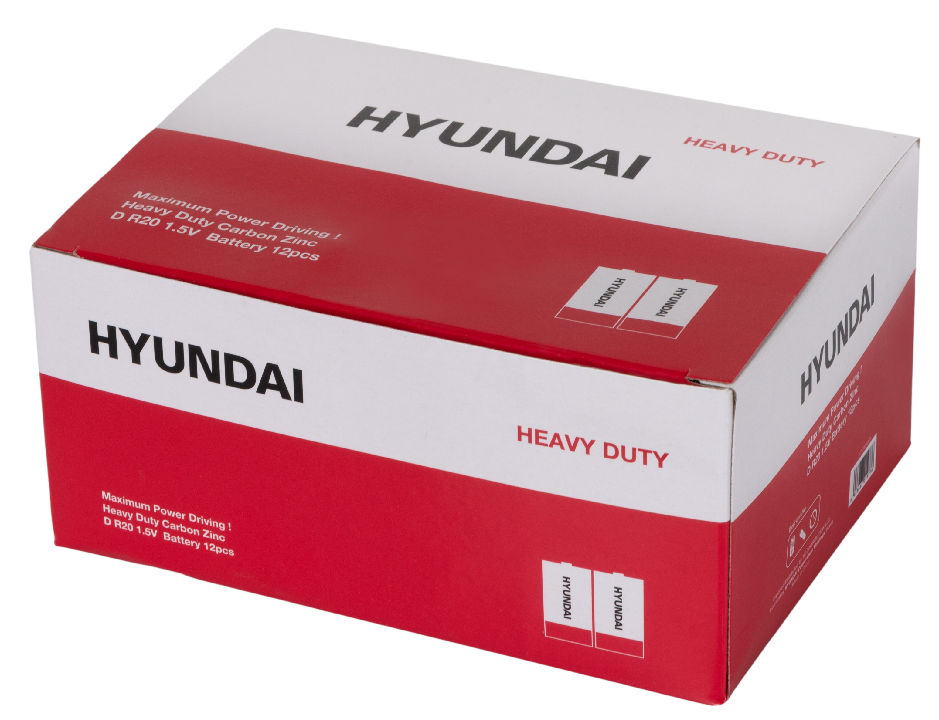 Батарейка Hyundai R20 D Shrink 2 Heavy Duty