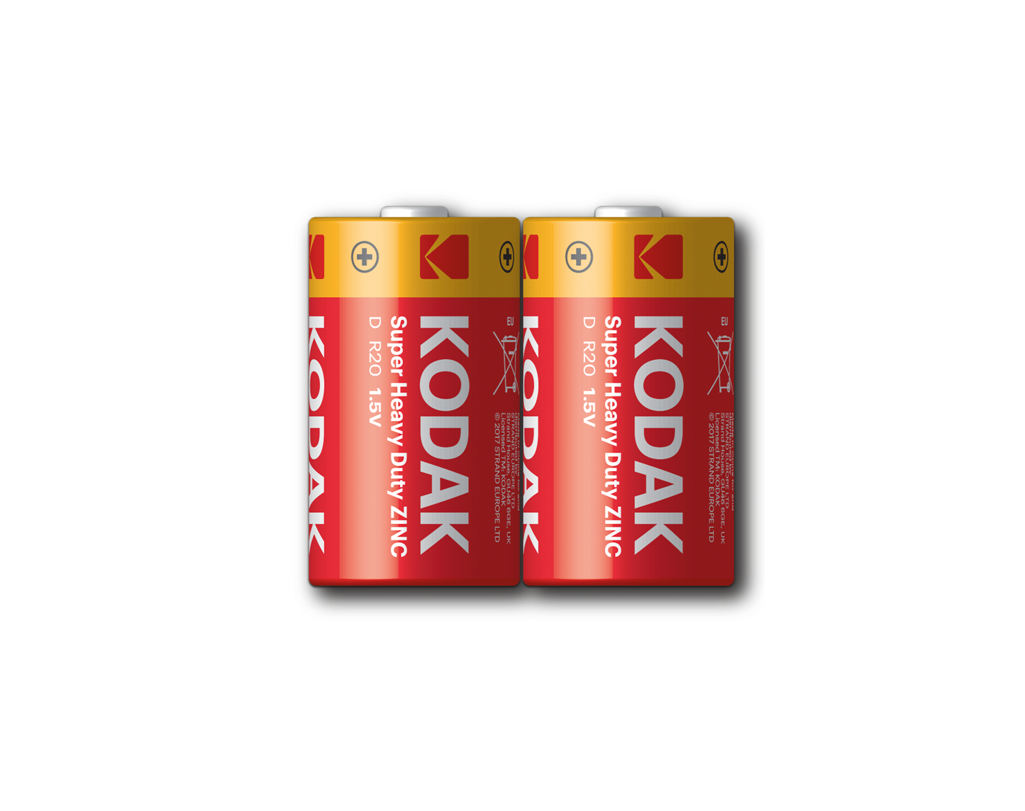 Батарейка Kodak EXTRA HEAVY DUTY R20 коробка 1x2 шт.