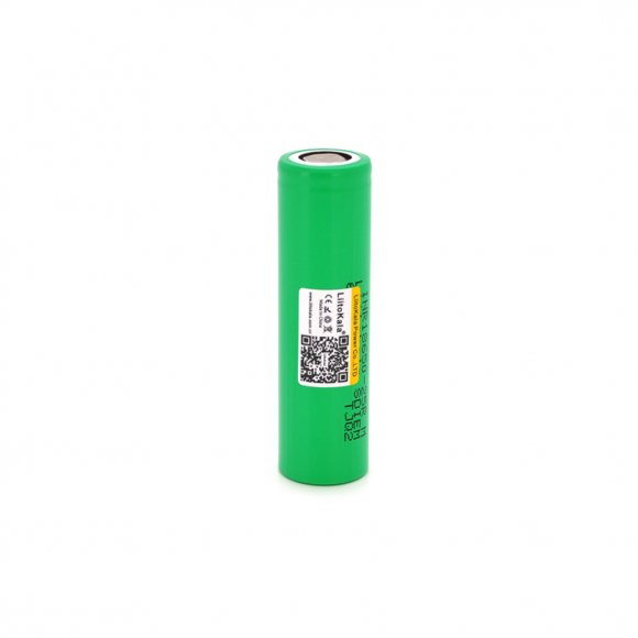 Акумулятор 18650 Li-Ion 2500mah (2450-2650mah), 3.7V (2.75-4.2V), green, PVC BOX Liitokala (Lii-25R)