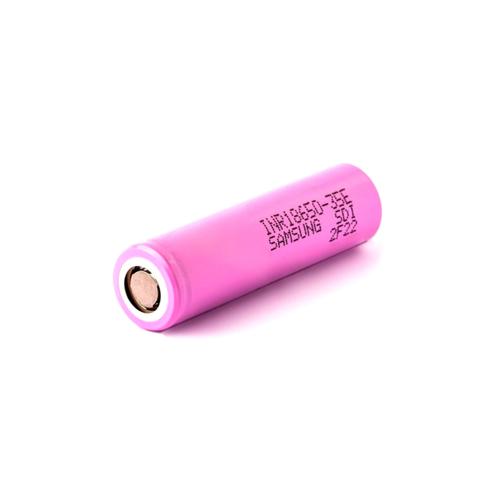 Акумулятор 18650 Li-Ion INR18650-35E, 3500mAh, 8A, 4.2/3.6/2.5V, pink Samsung (INR18650-35E)