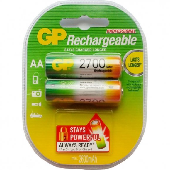 Акумулятор AA R6 2700mAh * 2 Gp (270AAHC-U2 / 4891199077746)