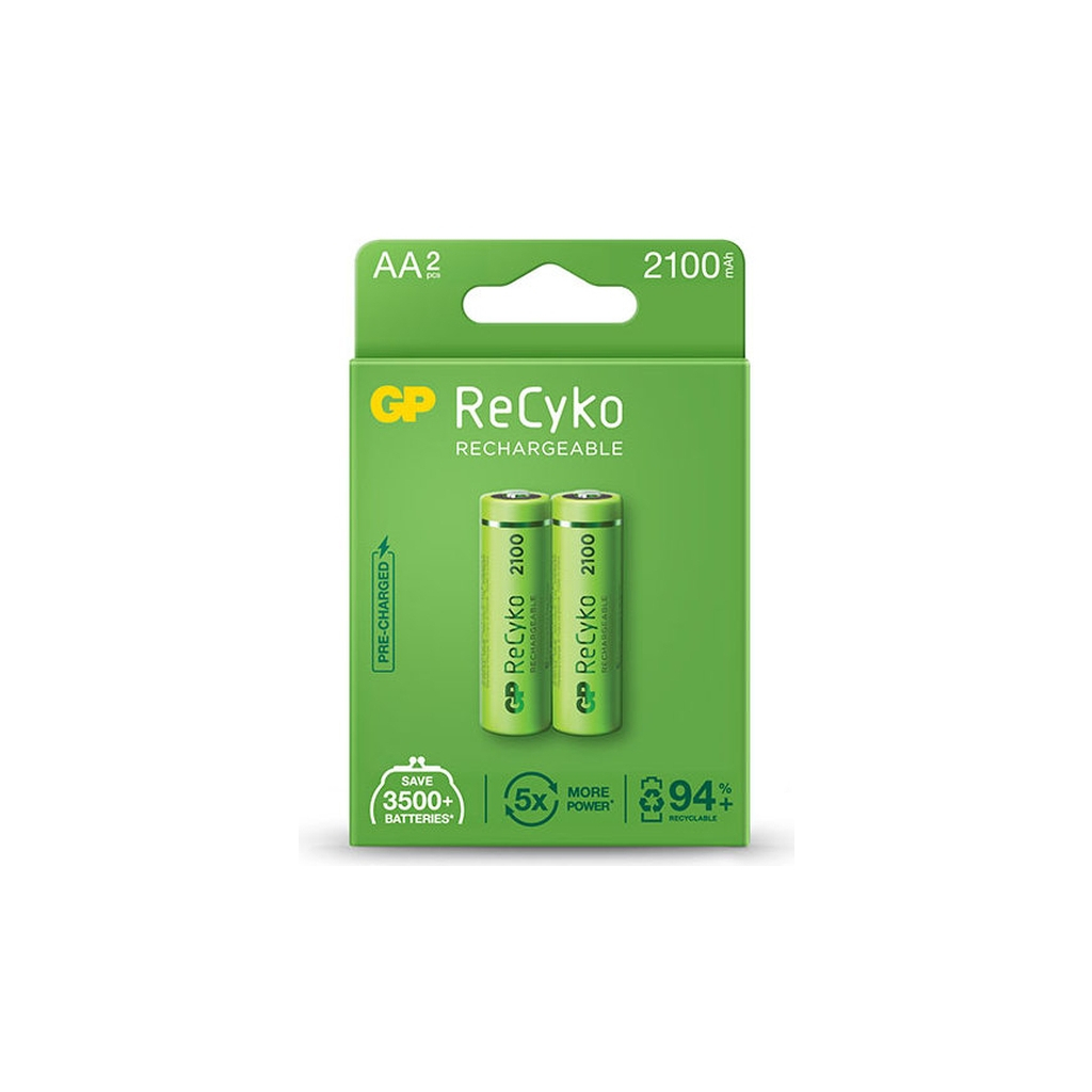 Акумулятор AA ReCyko 2100mAh * 2 Gp (210AAHCE-EB2 / 4891199186431)