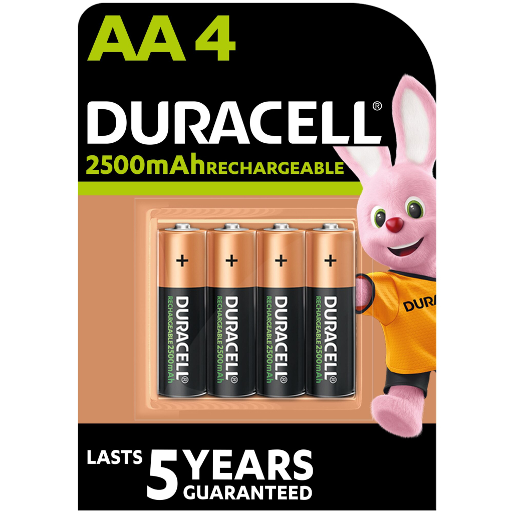 Акумулятор Duracell AA HR6 2500mAh * 4 (5000394057203 / 5007308)