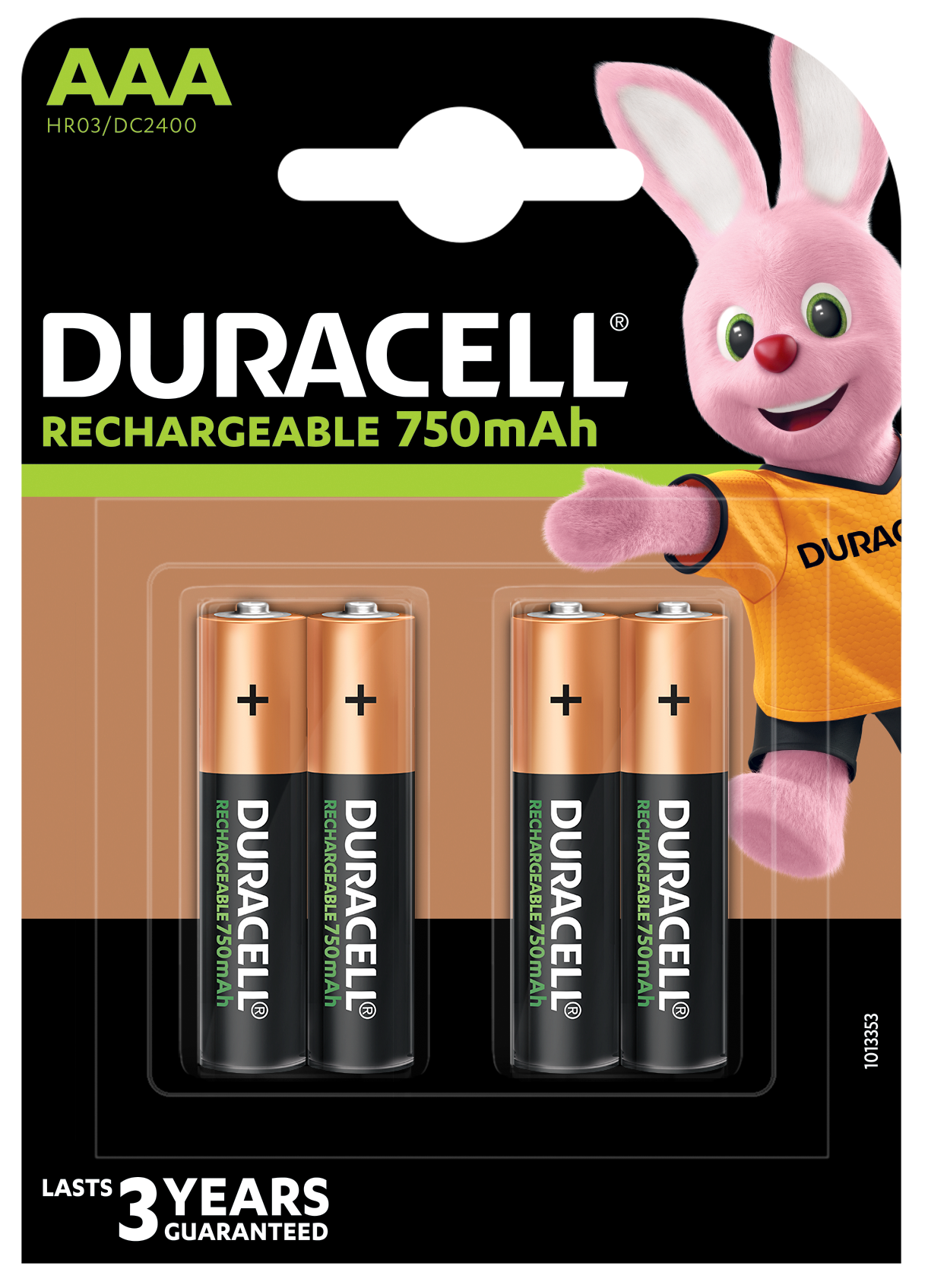 Акумулятор Duracell HR03 (AAA) 750mAh уп. 4 шт