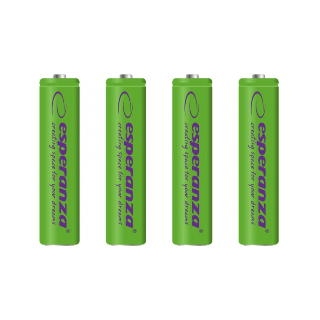 Акумулятор Esperanza AAA 1000mAh Ni-MH * 4 green (EZA102G)