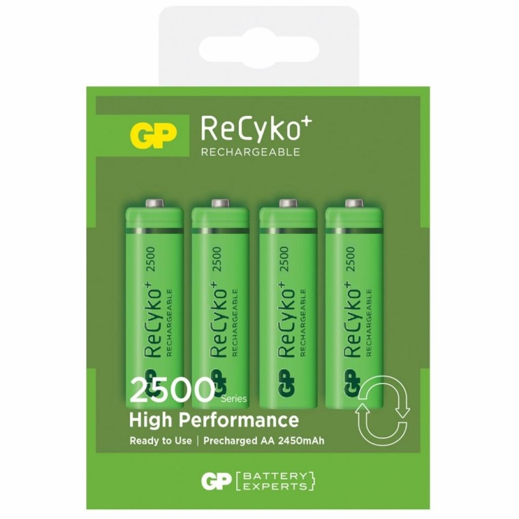 Акумулятор Gp AA 250AAHCE-2GBE4 ReCyko+ 2500 mAh *4 (NiMn) (250AAHCE / 4891199069918)