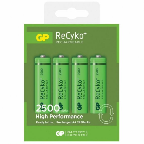 Акумулятор Gp AA 250AAHCE-2GBE4 ReCyko+ 2500 mAh *4 (NiMn) (250AAHCE / 4891199069918)