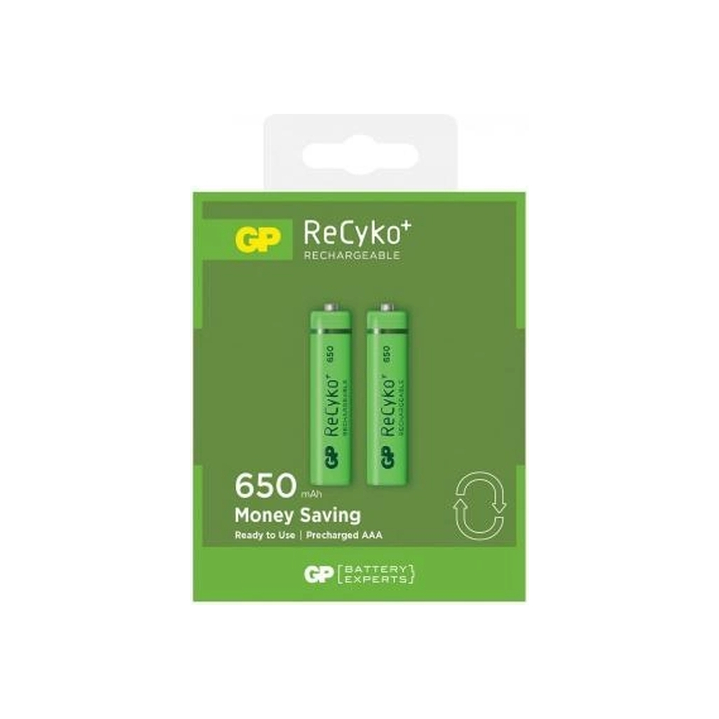 Акумулятор Gp AAA 65AAAHCE-2GBE2 ReCyko+ 650mAh * 2 (65AAAHCE / 4891199043147)