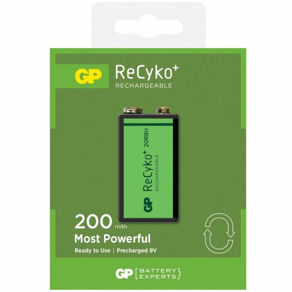 Акумулятор Gp Крона ReCyko+ 200mAh (20R8HN-GB1 / 20R8HBE-U1 / 4891199074509)