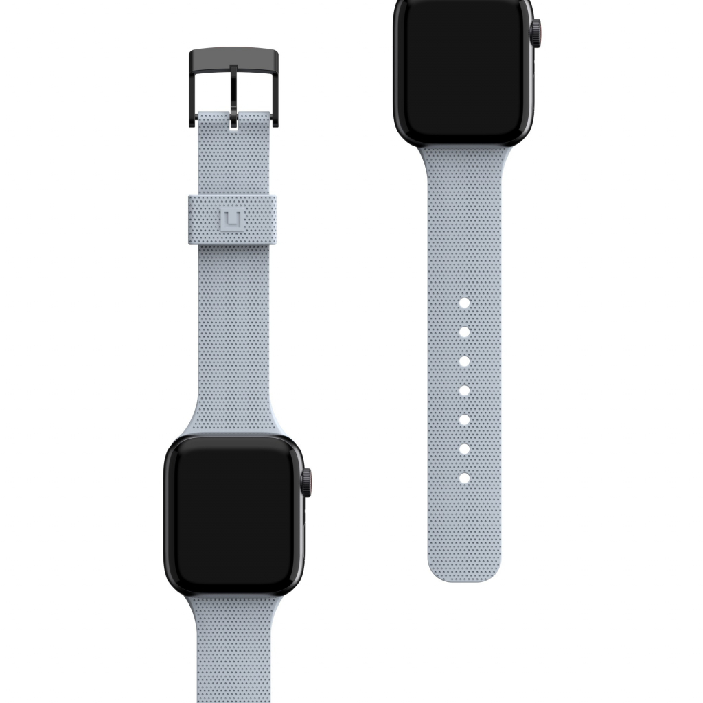 Ремінець до смарт-годинника UAG [U] для Apple Watch 44/42 Dot Silicone, Soft Blue (19249K315151)