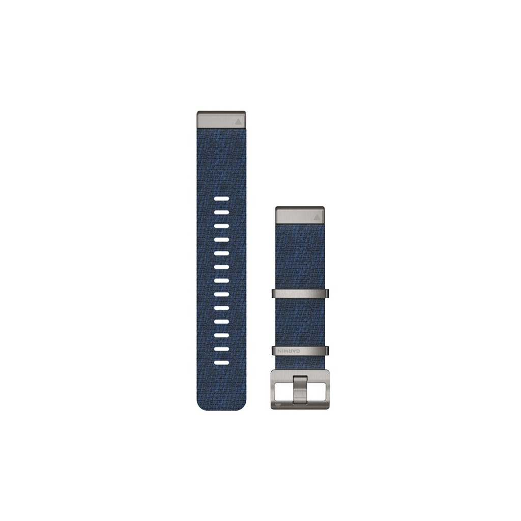 Ремінець до смарт-годинника Garmin MARQ, QuickFit 22m, Jacquard Weave Nylon Strap, Indigo (010-12738-02)