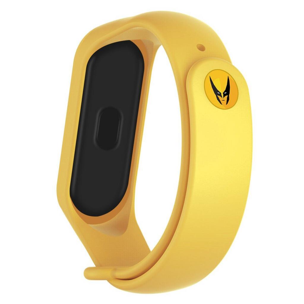 Ремінець до фітнес браслета Armorstandart Superhero Edition для Xiaomi Mi Band 5 Wolverine Yellow (ARM57072)