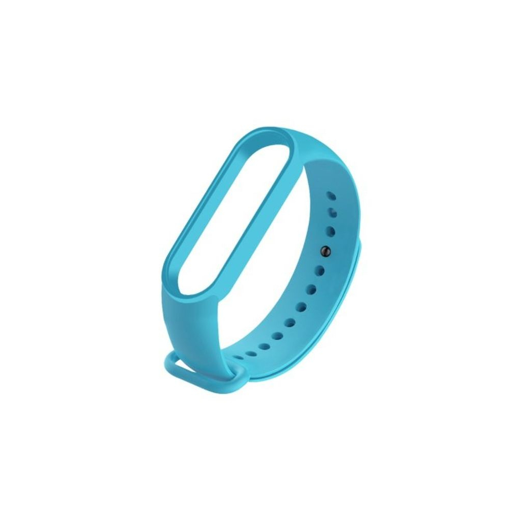 Ремінець до фітнес браслета BeCover Silicone для Xiaomi Mi Smart Band 5/6/7 Light Blue (707653)