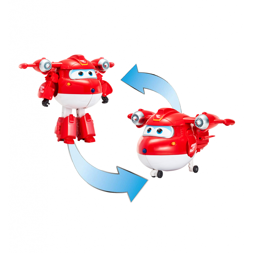 Трансформер Super Wings Transforming-Supercharge Jett, Джетт (EU740283)