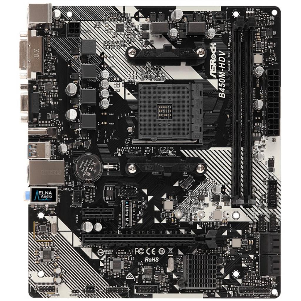 Материнська плата ASRock B450M-HDV R4.0