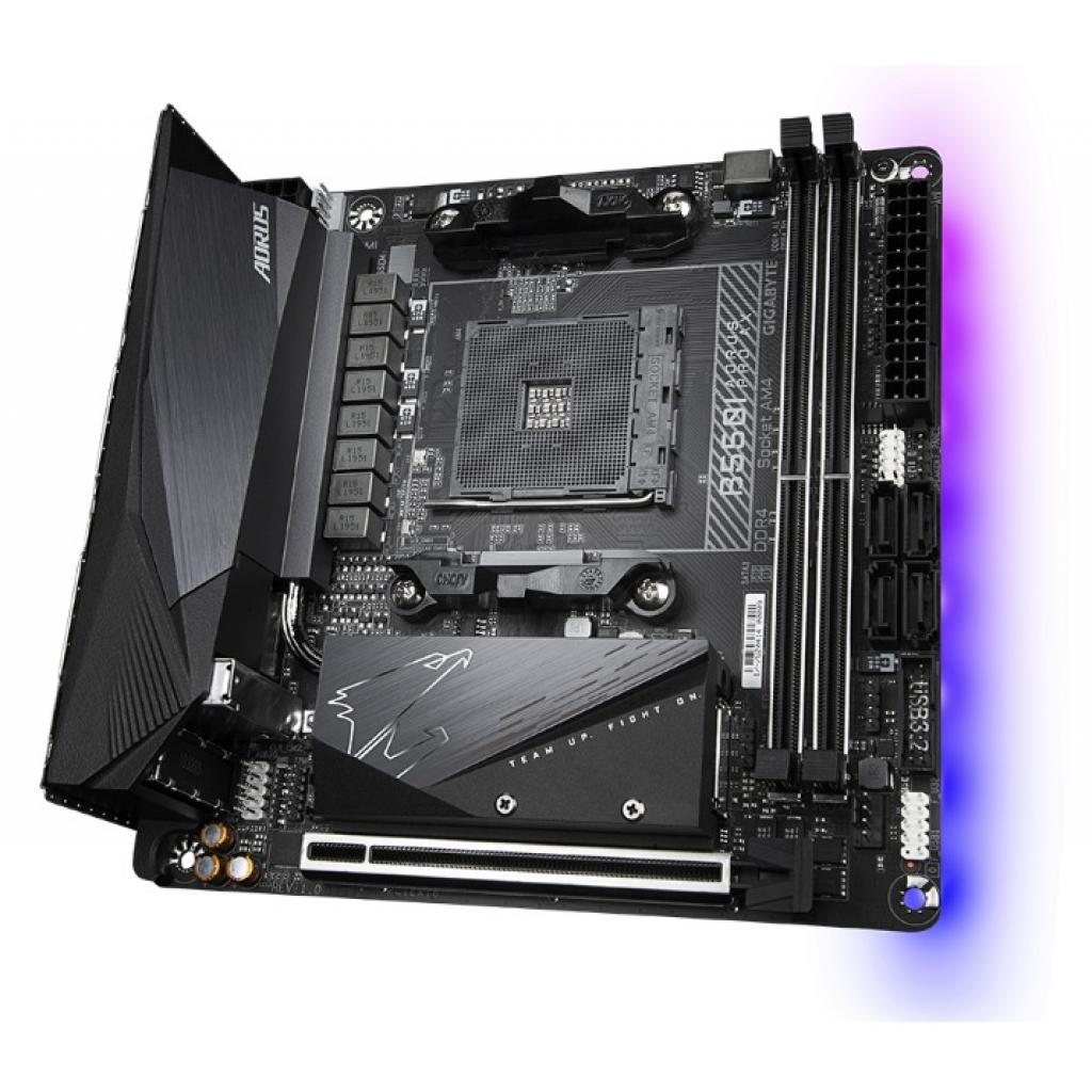 Материнська плата GIGABYTE B550I AORUS PRO AX