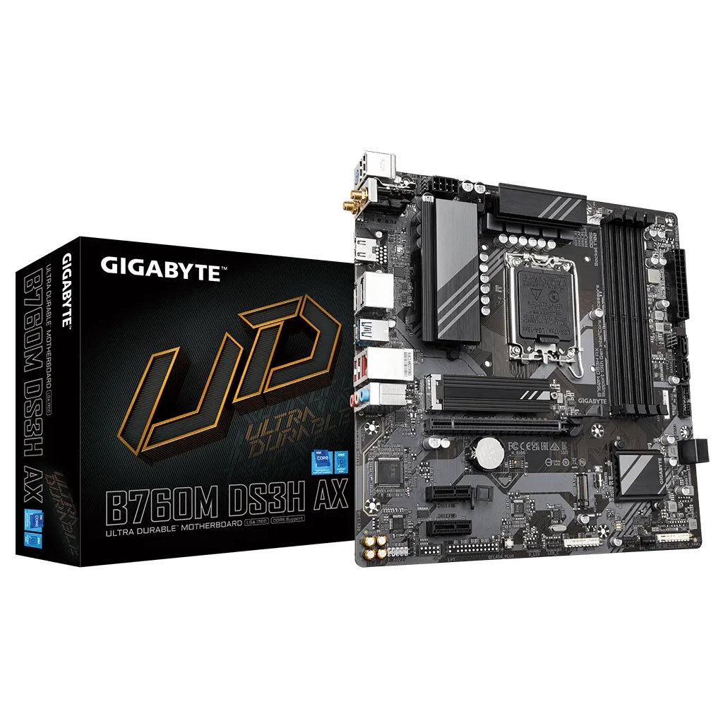 Материнська плата GIGABYTE B760M DS3H AX