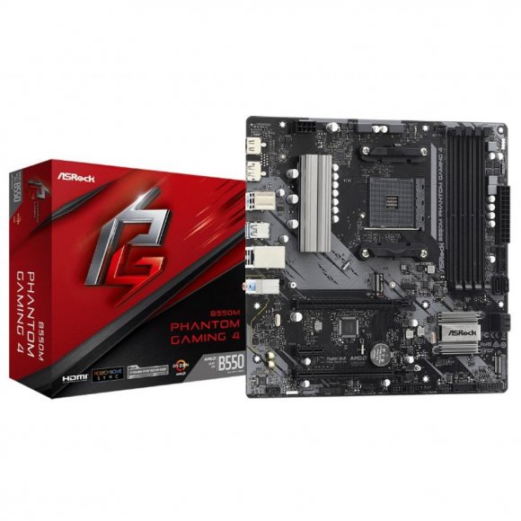 Материнська плата ASRock B550M PHANTOM GAMING 4